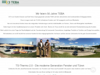 teba-fenster.de Webseite Vorschau