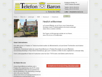 telefon-baron.de Webseite Vorschau