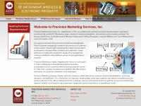 precision-marketing.com Webseite Vorschau