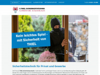 thiel-sicherheitstechnik.de Webseite Vorschau
