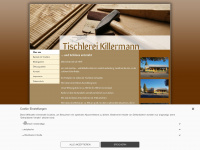 tischlerei-killermann.de Webseite Vorschau