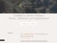 uhrmachermeister-thiele.de Webseite Vorschau