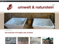 umwelt-naturstein.de Webseite Vorschau