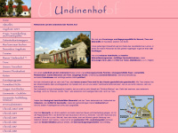 undinenhof.de Webseite Vorschau