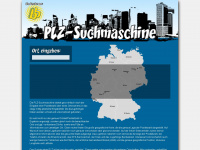 plz-suchmaschine.de Webseite Vorschau