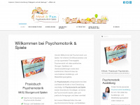 psychomotorikundspiele.de Webseite Vorschau