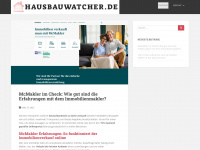 hausbauwatcher.de Webseite Vorschau