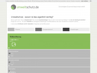 umweltschutz.de Webseite Vorschau