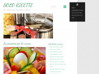 solo-ricette.com Webseite Vorschau