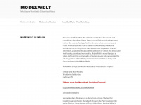 modelwelt.net Webseite Vorschau