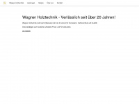 wagner-holztechnik.de Webseite Vorschau