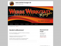 werbe-krueger.de Webseite Vorschau