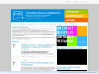medienschule-babelsberg.de Webseite Vorschau
