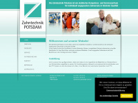 zahntechnik-potsdam.de Webseite Vorschau