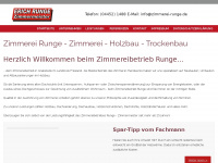 zimmerei-runge.de Webseite Vorschau