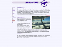 aero-club-bhv.de Webseite Vorschau