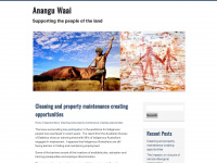 ananguwaai.com.au Webseite Vorschau