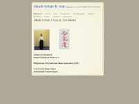 aikido-schule-asai.de Webseite Vorschau