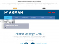 akman-gmbh.de Webseite Vorschau