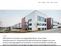 architekten-gsp.de Webseite Vorschau