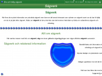sagverk.se Webseite Vorschau