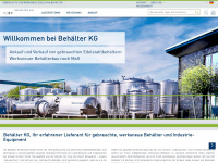 behaelter-kg.de Webseite Vorschau
