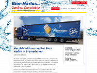 bier-harlos.de Webseite Vorschau