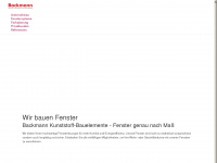 backmann-fenster.de Webseite Vorschau
