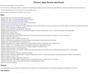 tritonus.org Webseite Vorschau