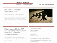 thomas-suhren.de Webseite Vorschau