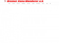 bremer-kanu-wanderer.de Webseite Vorschau