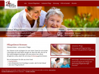 bremer-pflegedienst.de Webseite Vorschau