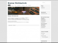 bremer-richttechnik.de Webseite Vorschau