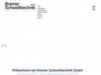 bremer-schweisstechnik.de Webseite Vorschau