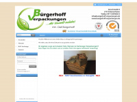 buergerhoff-verpackungen.de Webseite Vorschau