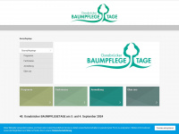 baumpflegetage.de Webseite Vorschau