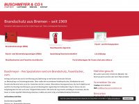 buschmeyer-brandschutz.de Webseite Vorschau