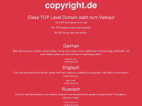 copyright.de Webseite Vorschau