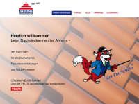 dach-ahrens.de Webseite Vorschau