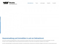 hausverwaltung-wenthe.de Webseite Vorschau