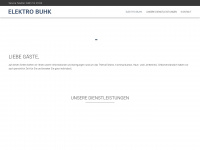 elektro-buhk.de Webseite Vorschau