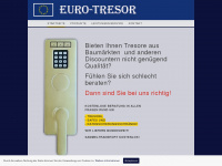 euro-tresor.de Webseite Vorschau