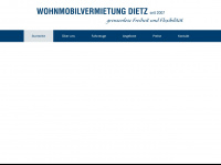 wohnmobilvermietung-dietz.de Webseite Vorschau