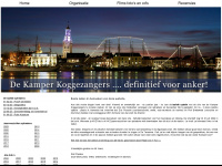 kamperkoggezangers.nl Webseite Vorschau