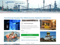 stadtwerke-wilhelmshaven.de Webseite Vorschau