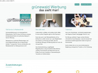 gruenewald-werbung.de Webseite Vorschau