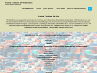 hampel-container-service.de Webseite Vorschau