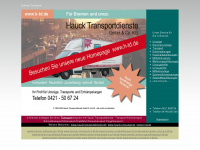 bremen.transport.h-td.de Webseite Vorschau