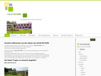 haus-im-park.net Webseite Vorschau