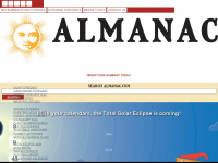 almanac.com Webseite Vorschau
